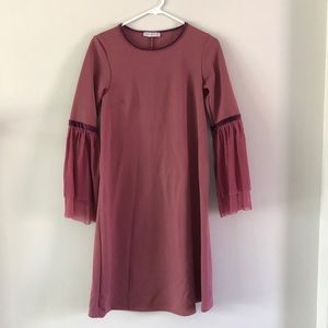 Maternity ASOS dress w/trumpet sleeves US 6/UK 10